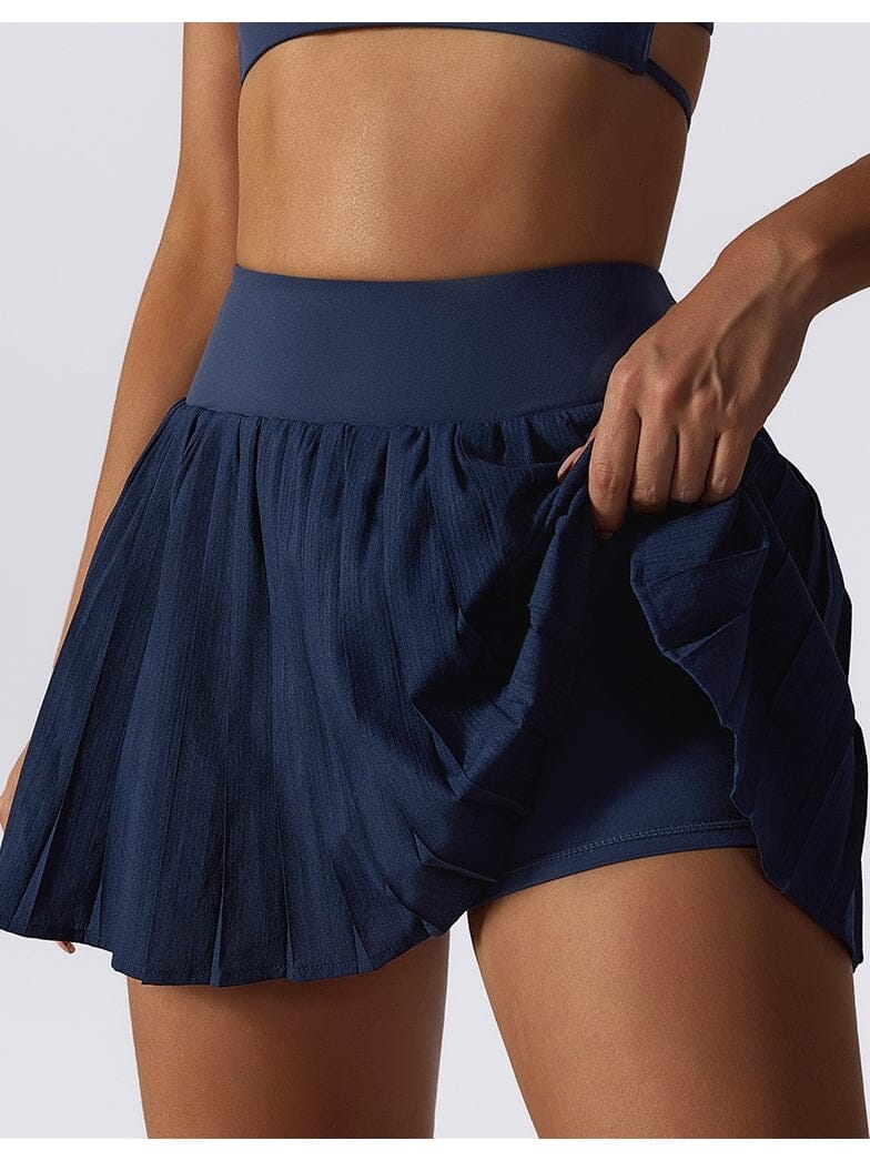Jupe Sport Avec Short Shorts Helanke-Srbija.com sa Bleu marine 