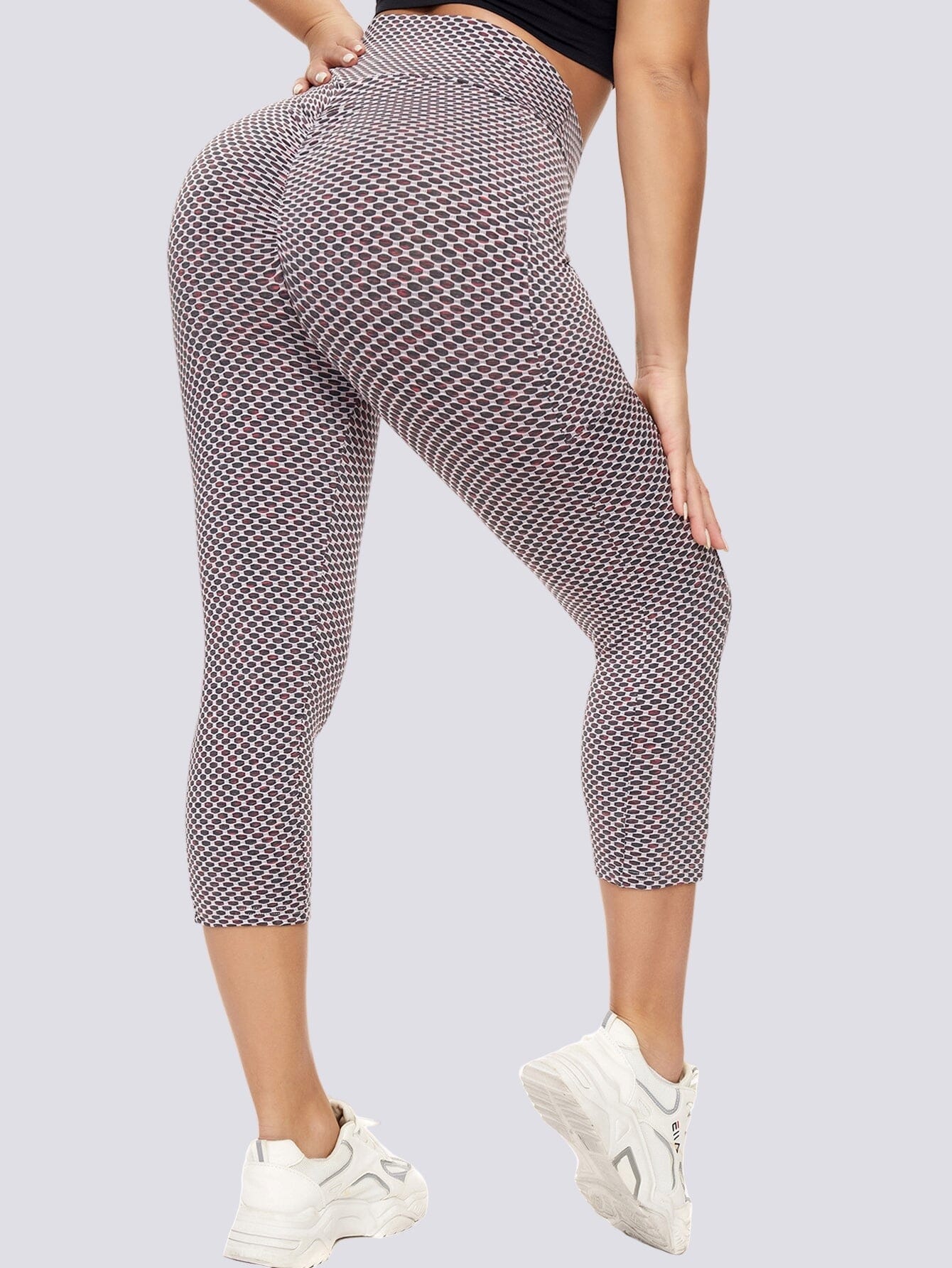 Legging 3/4 Push Up Poche Leggings Helanke-Srbija.com sa Gris foncé 