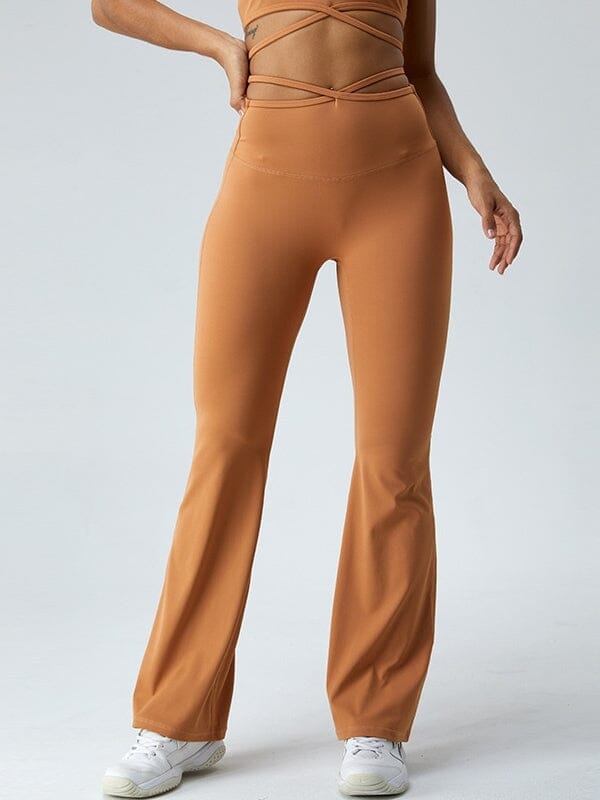 Legging Ample Taille Croisée Leggings Helanke-Srbija.com sa Orange 