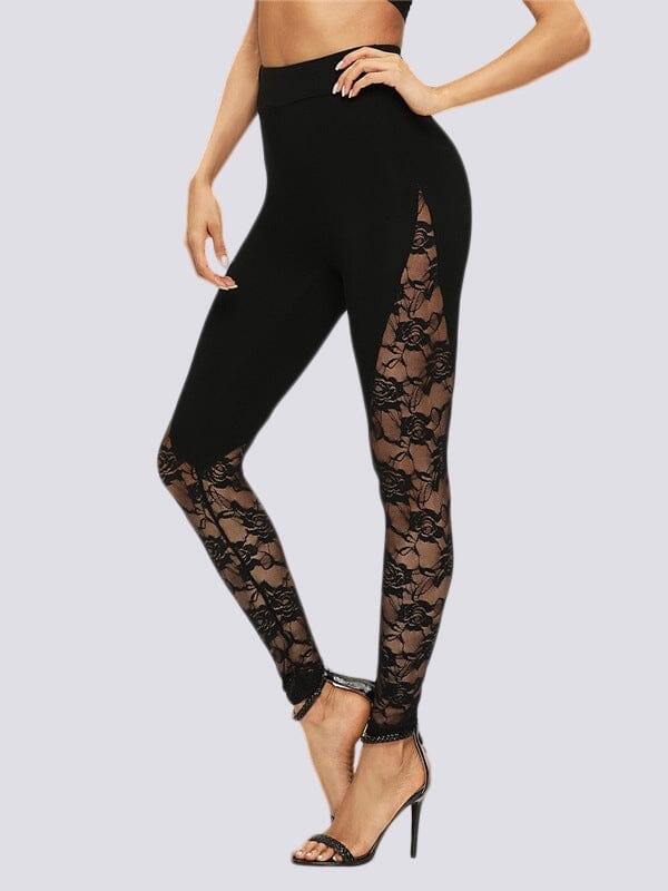 Legging Dentelle Noir Leggings Helanke-Srbija.com sa 