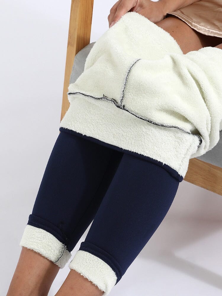Legging Doublé Polaire Leggings Helanke-Srbija.com sa Bleu royal 