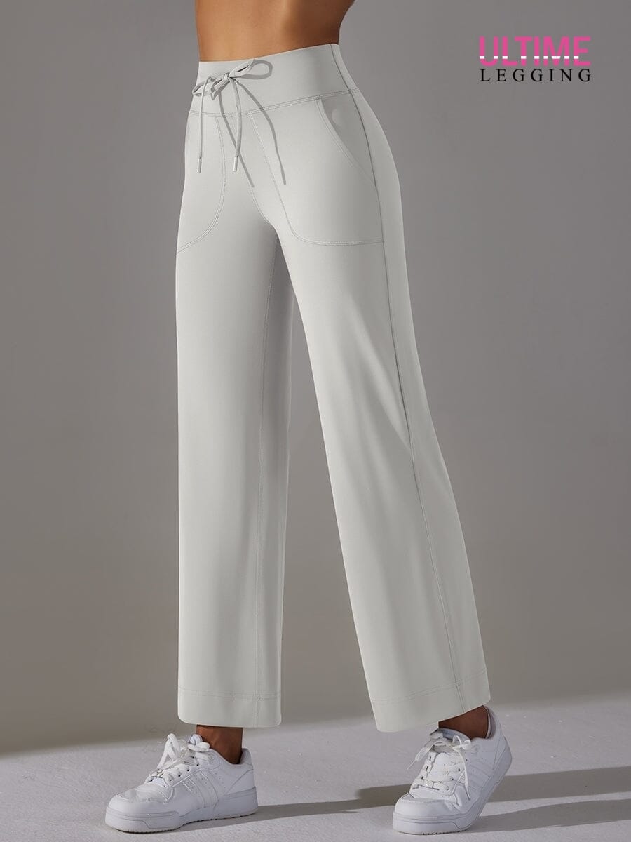 Legging Évasé Poche - Ultime-Legging Leggings Helanke-Srbija.com XS Blanc cassé 