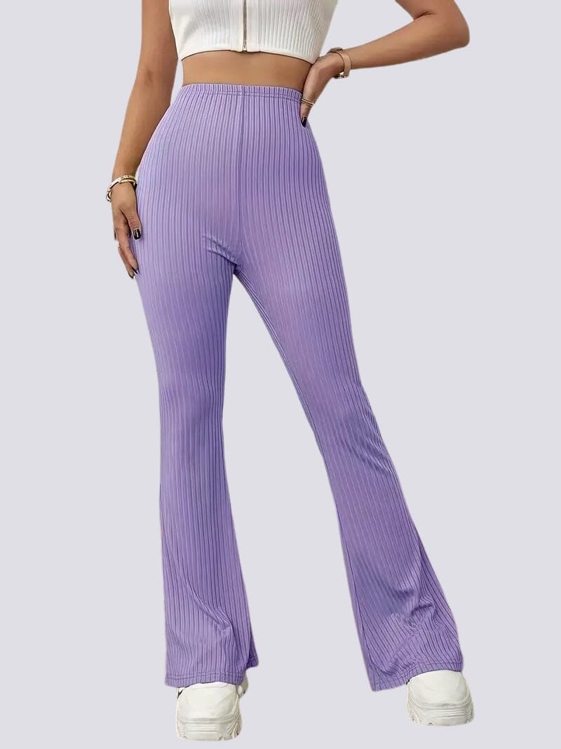 Legging Évasé Rayures Leggings Helanke-Srbija.com sa Violet 