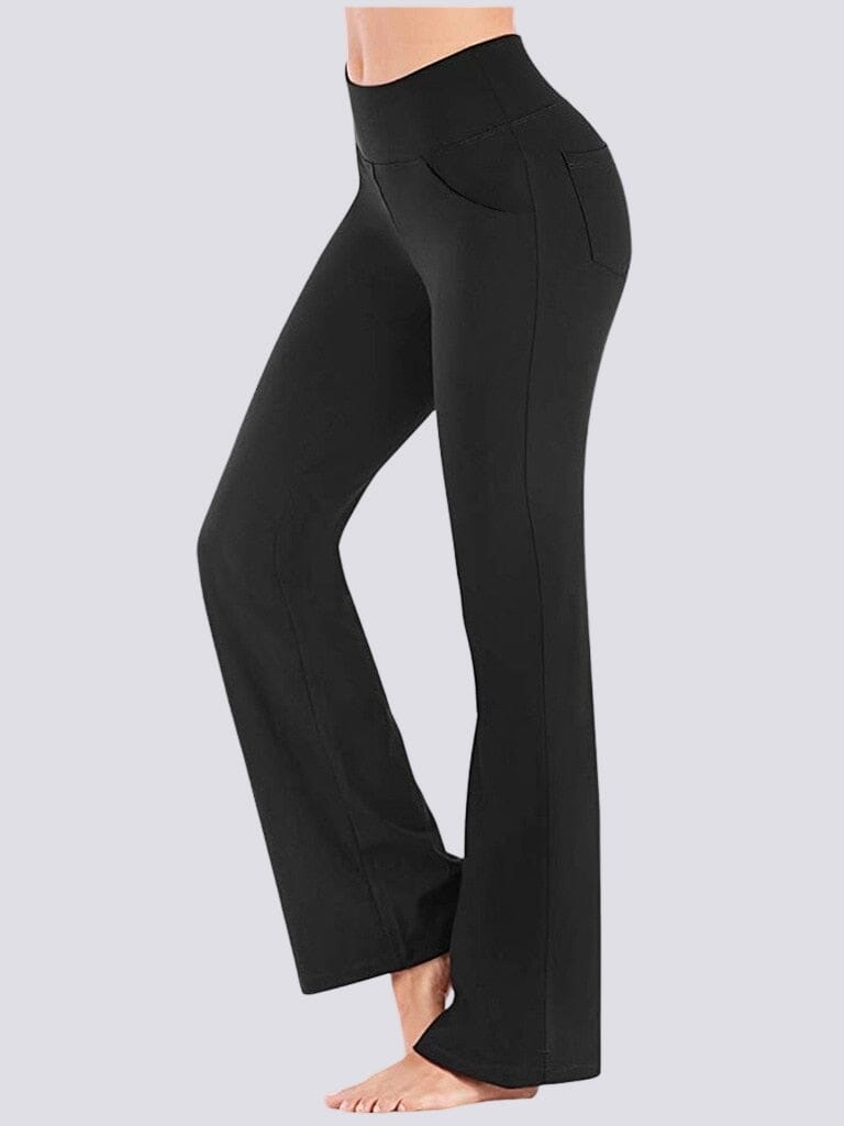 Legging évasé Taille Haute Leggings Helanke-Srbija.com sa Noir 