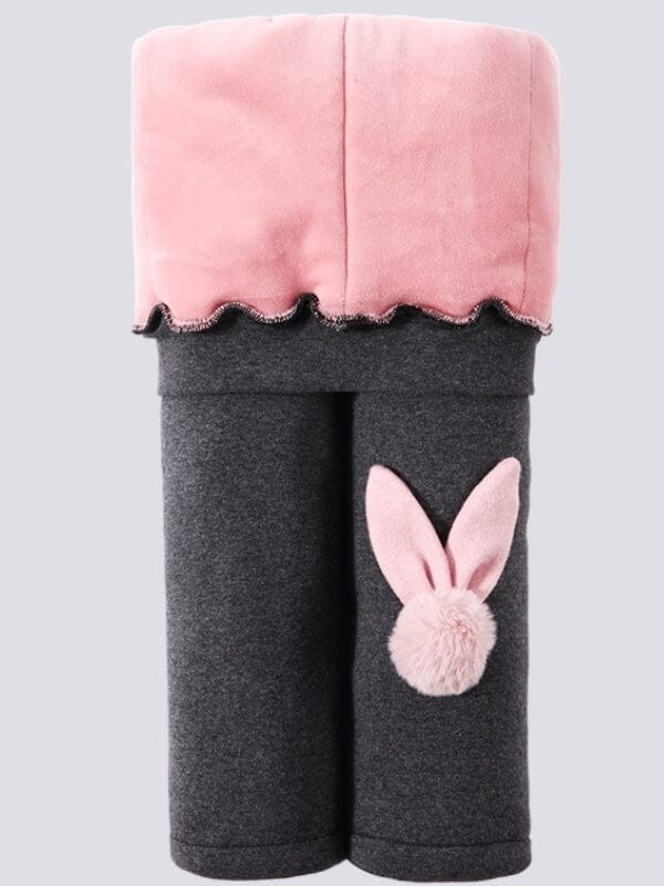 Legging Fille Polaire Chaud Leggings Helanke-Srbija.com 85 - 95cm (2 - 3 ans) Gris (Lapin) 