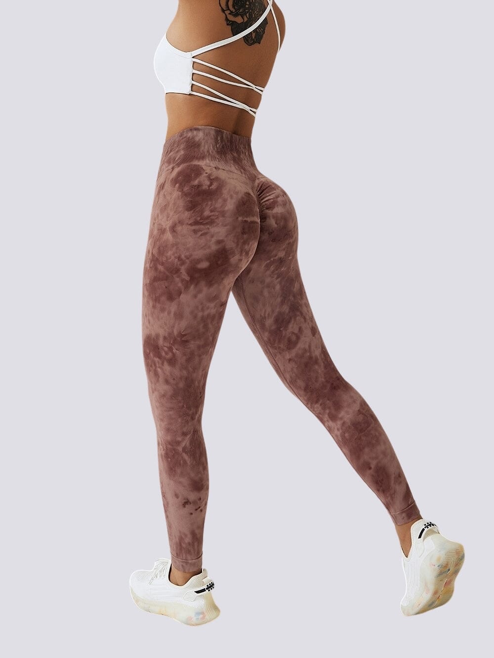 Legging Fitness Amincissant Sport (Push Up) Leggings Helanke-Srbija.com sa Marron 
