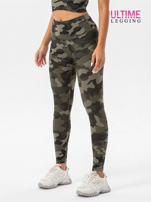 Legging Fitness Camouflage - Ultime-Legging Leggings Helanke-Srbija.com sa Kaki 