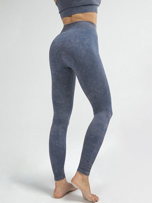 Legging Fitness Gainant Sans Couture Helanke-Srbija.com sa Bleu grisé 
