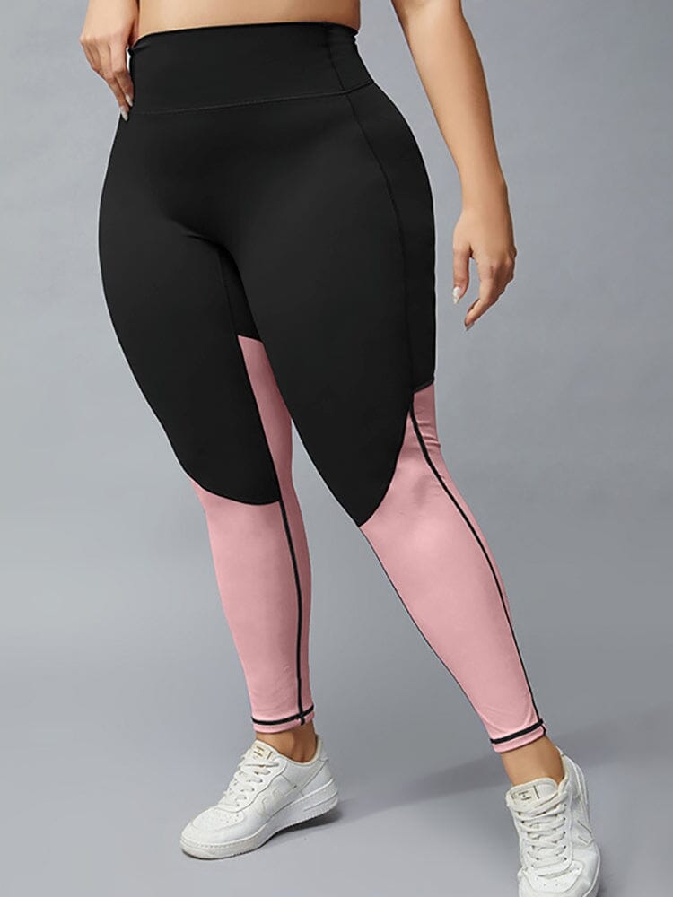 Legging Fitness Grande Taille Leggings Helanke-Srbija.com XL Rose 