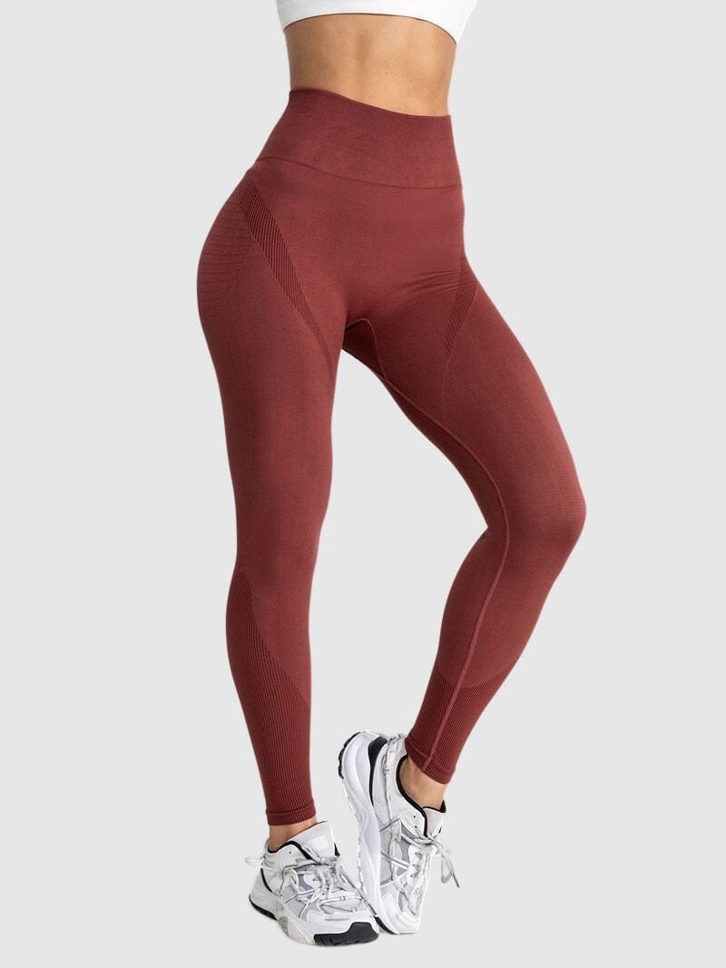 Legging Gym Fitness - FoxyFit Leggings Helanke-Srbija.com sa Bordeaux 