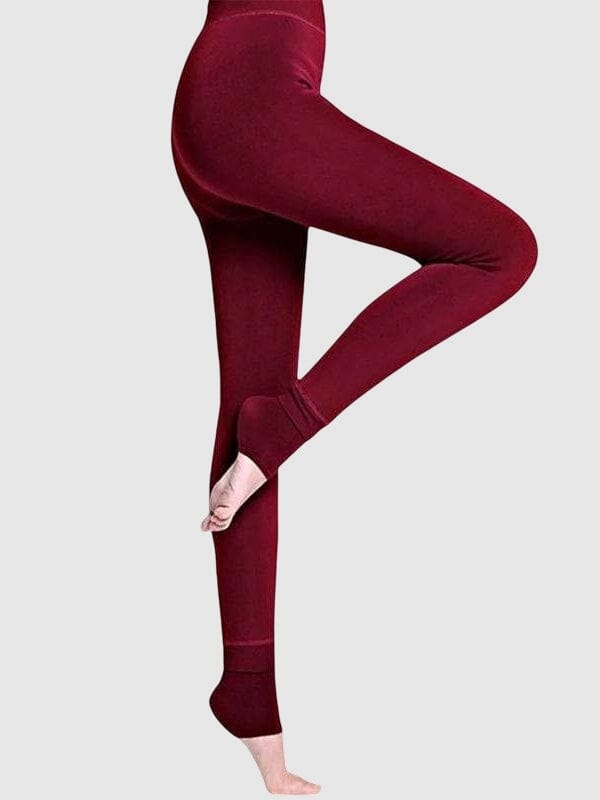 Legging Hiver Chaud (Intérieur polaire) Leggings Helanke-Srbija.com sa Bordeaux 