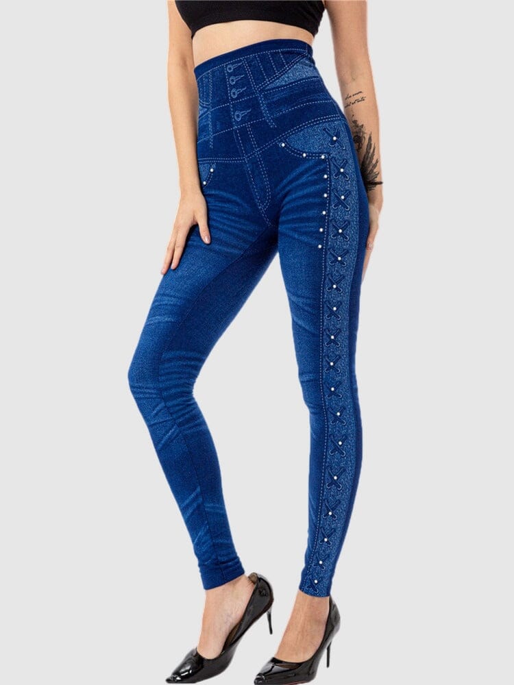 Legging Imitation Jean Leggings Helanke-Srbija.com sa Bleu 