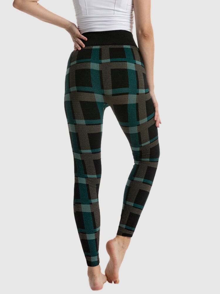Legging Imprimé Carreaux Leggings Helanke-Srbija.com : Legging Femme | Vêtements de Sport sa Turquoise 
