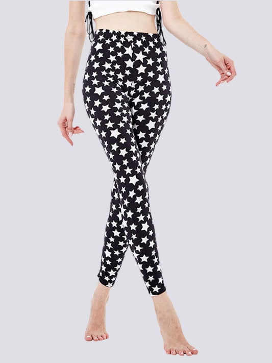 Legging Imprimé Etoile Leggings Helanke-Srbija.com sa 