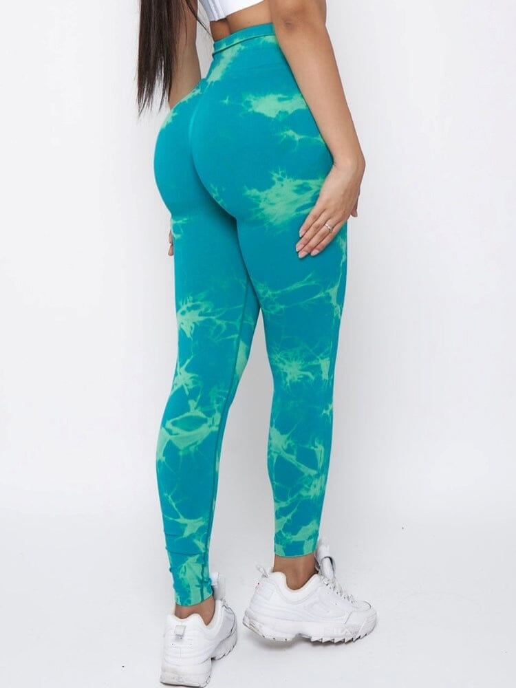 Legging Imprimé Push Up Sport Leggings Helanke-Srbija.com XS Bleu 