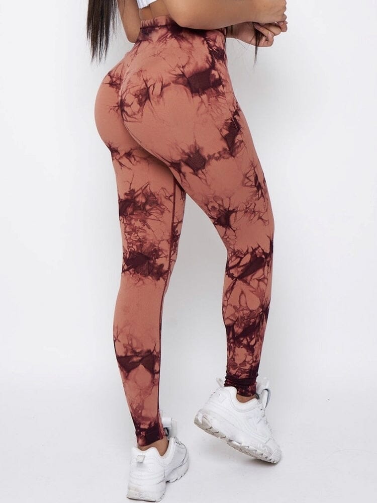 Legging Imprimé Push Up Sport Leggings Helanke-Srbija.com XS Marron 