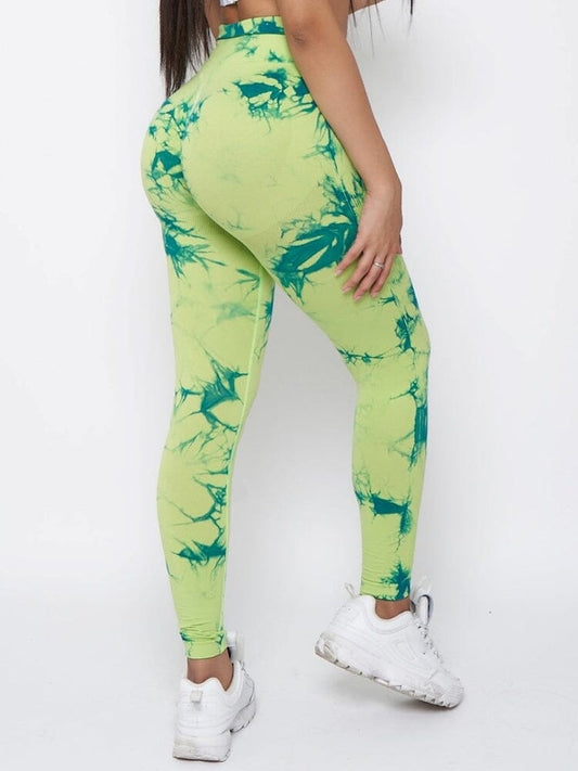 Legging Imprimé Push Up Sport Leggings Helanke-Srbija.com XS Vert clair 