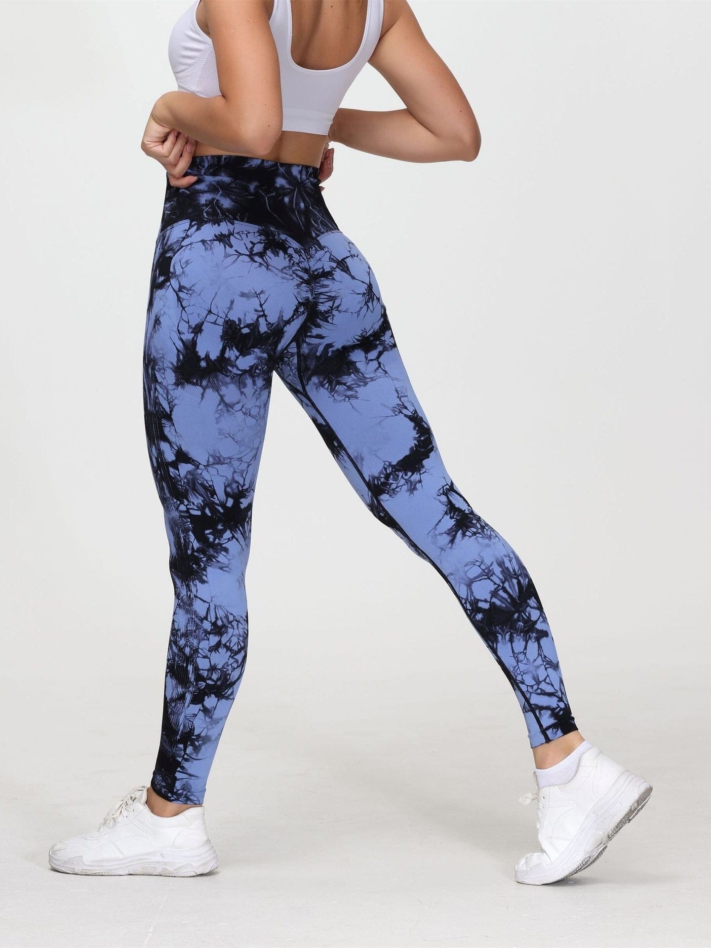Legging Imprimé Taille Haute Sport Leggings Helanke-Srbija.com sa Marine 