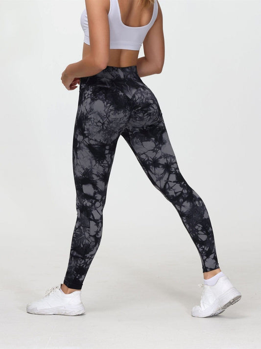 Legging Imprimé Taille Haute Sport Leggings Helanke-Srbija.com sa Noir 