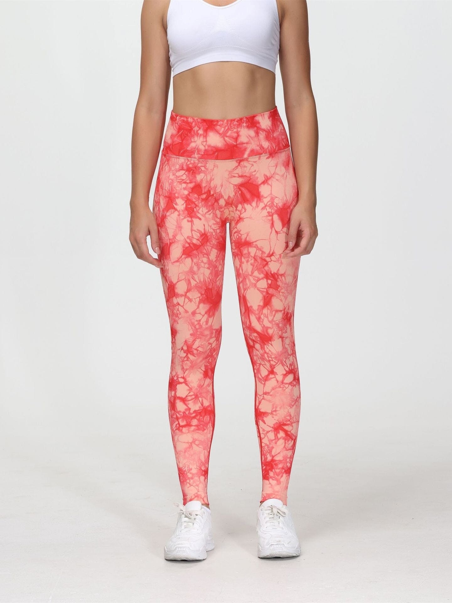 Legging Imprimé Taille Haute Sport Leggings Helanke-Srbija.com sa Rouge 