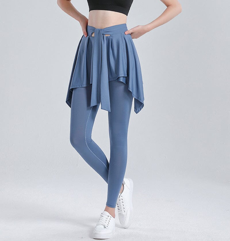 Legging Jupe 2 en 1 Poche Sport Ultime-Legging sa Bleu 