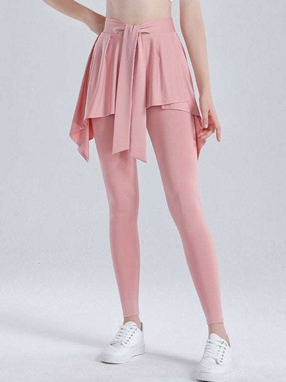 Legging Jupe 2 en 1 Poche Sport Ultime-Legging sa Rose 