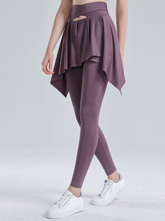 Legging Jupe 2 en 1 Poche Sport Ultime-Legging sa Violet 