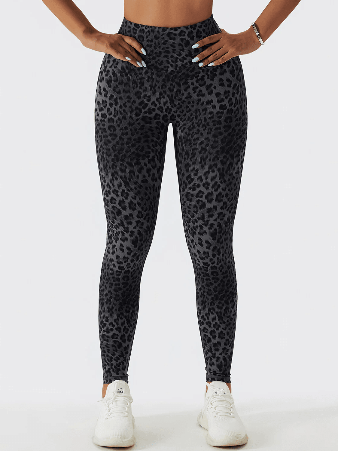 Legging Léopard Push Up Leggings Helanke-Srbija.com sa Noir 