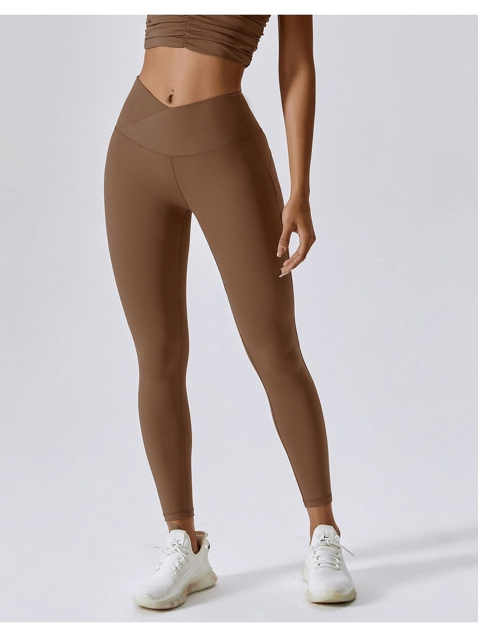 Legging Liftant Taille Haute Ultime-Legging sa Marron 