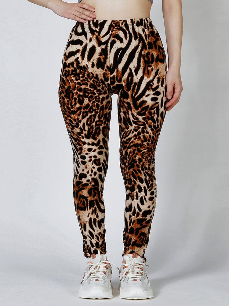 Legging Motif Léopard Leggings Helanke-Srbija.com sa 
