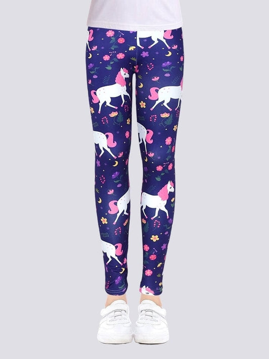 Legging Motif Licorne Fille Leggings Helanke-Srbija.com 4 - 5 ans 