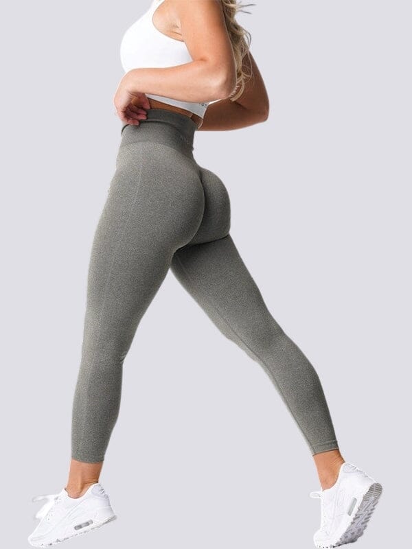 Legging Moulant Sport - Galbant - Sans Couture Leggings Ultime-Legging XS Taupe 