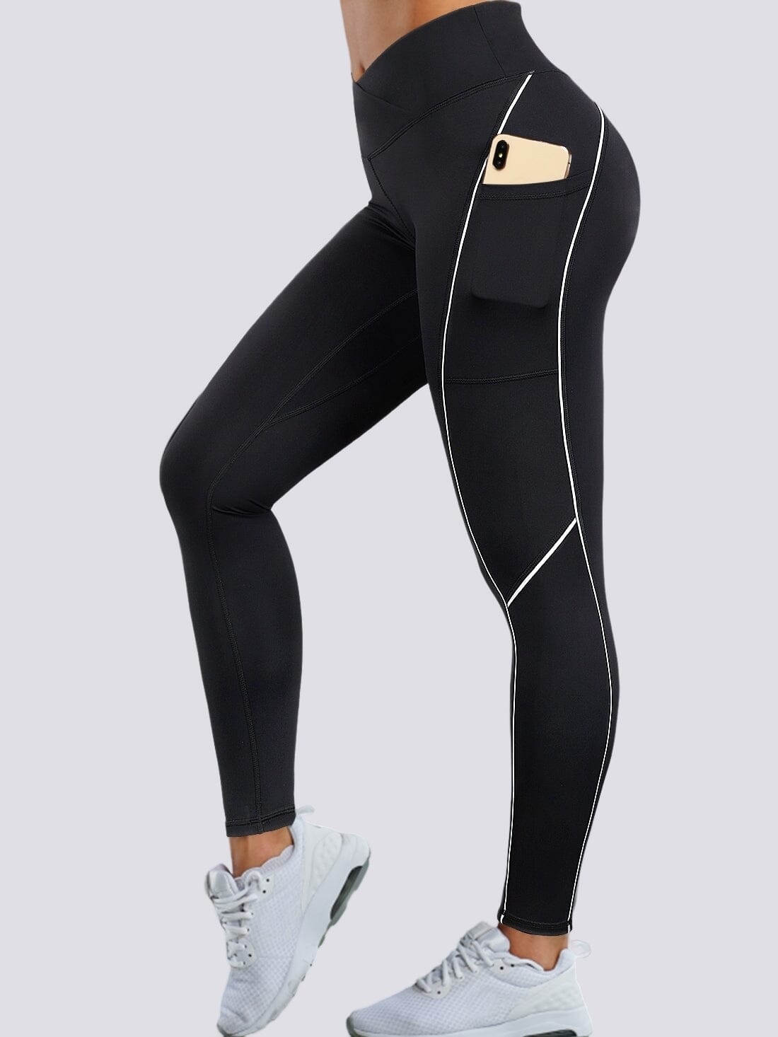 Legging Poche Téléphone Sport Ultime-Legging sa Noir 