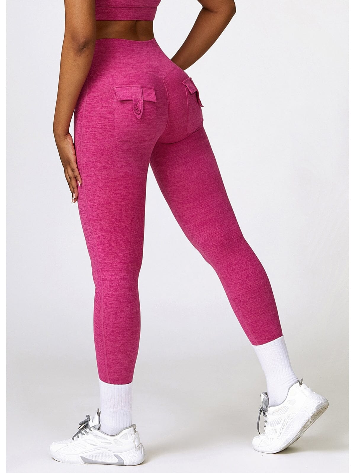 Legging Push Up Poches Chiné - Joséphine Leggings Helanke-Srbija.com sa Rose 