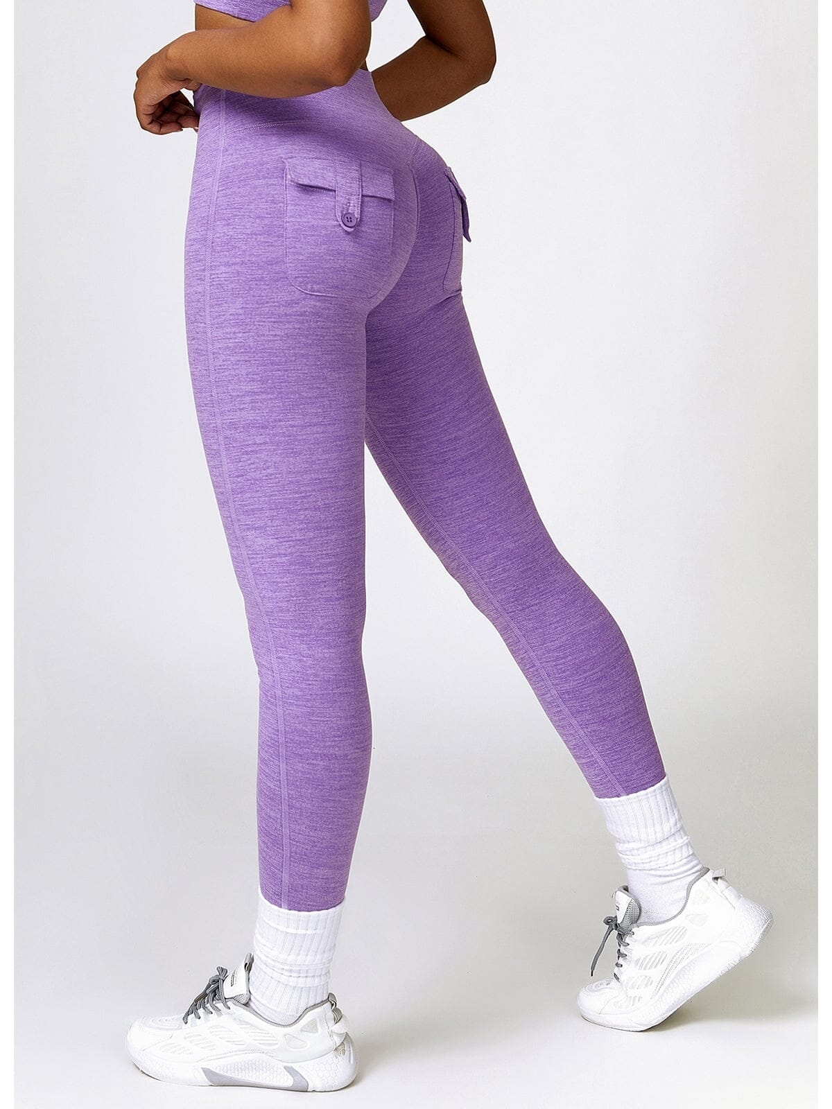 Legging Push Up Poches Chiné - Joséphine Leggings Helanke-Srbija.com sa Violet 