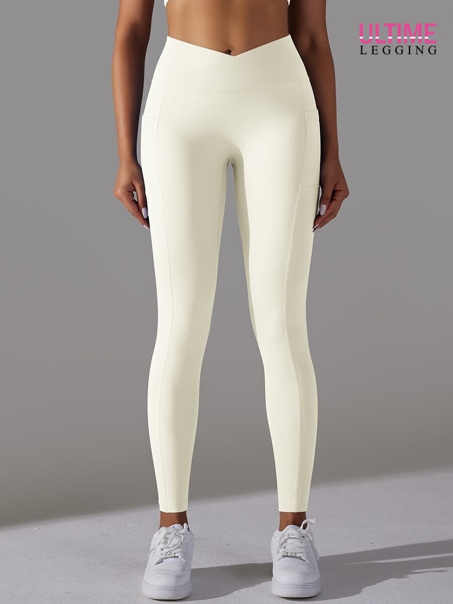 Legging Push Up Poches - Fusion - Ultime-Legging Leggings Helanke-Srbija.com XS Crème 