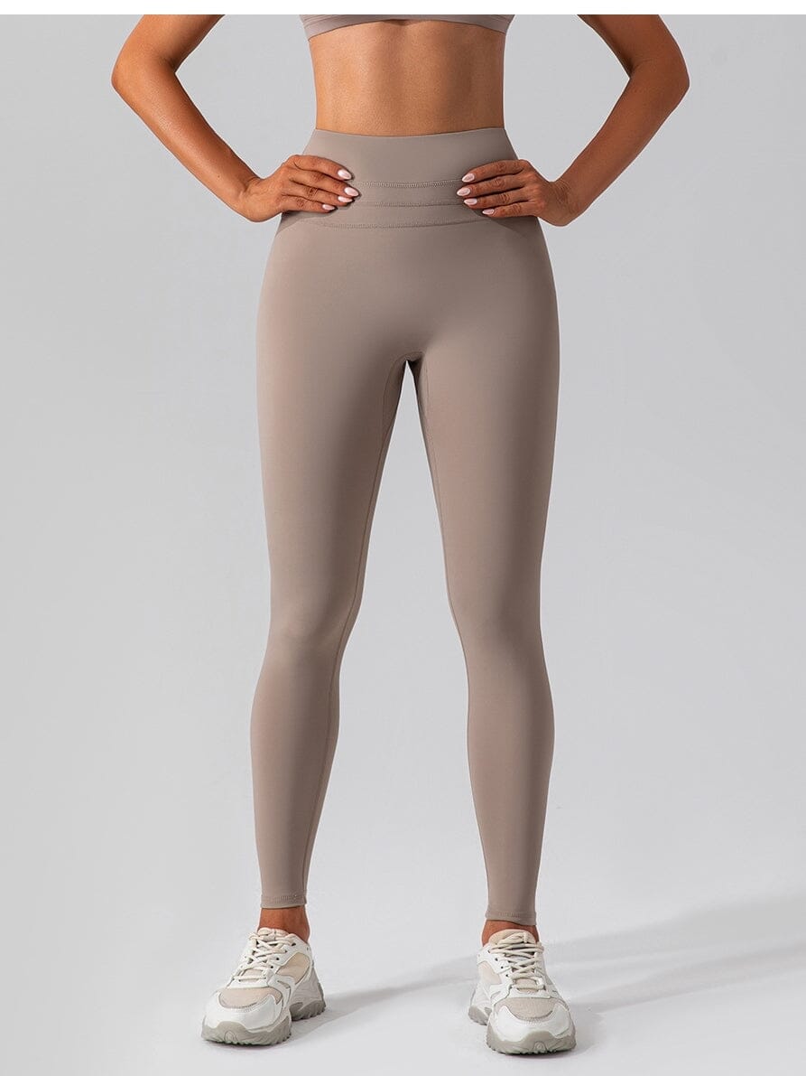 Legging Push Up Taille Haute - Amelia Leggings Helanke-Srbija.com sa Gris 