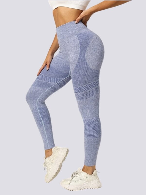 Legging Sans Couture Galbant - Édition limitée Leggings Helanke-Srbija.com sa Bleu 