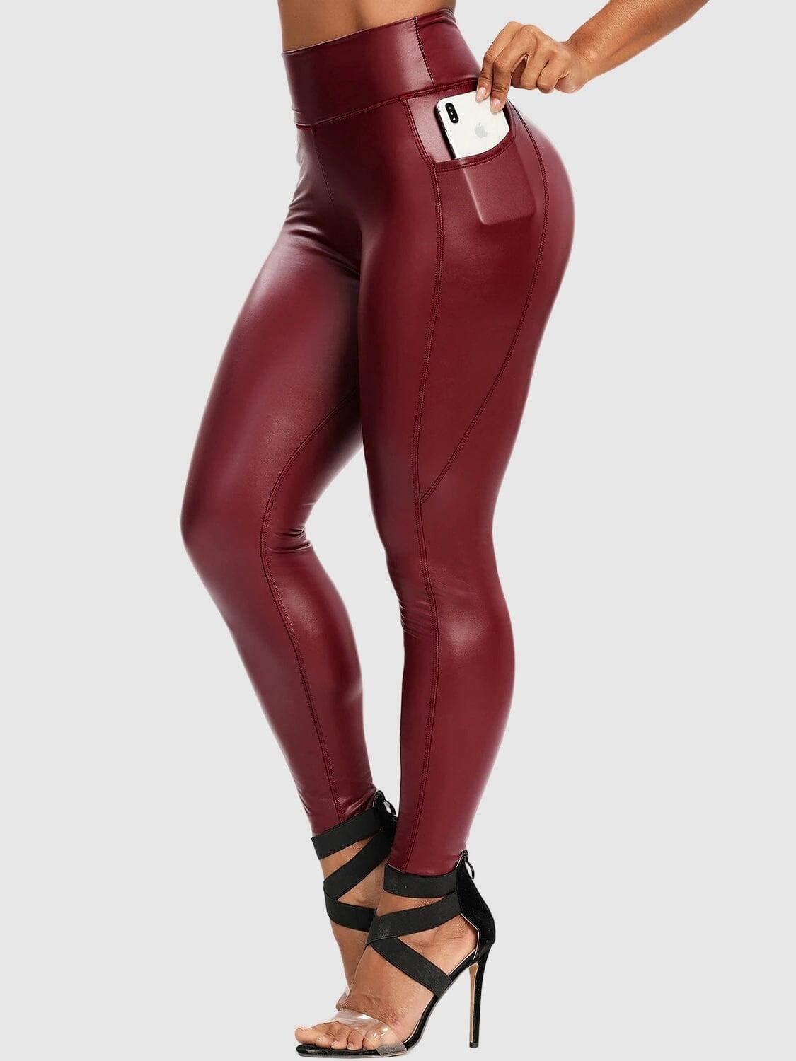 Legging Simili Cuir Poches Leggings Helanke-Srbija.com : Legging Femme | Vêtements de Sport sa Bordeaux 