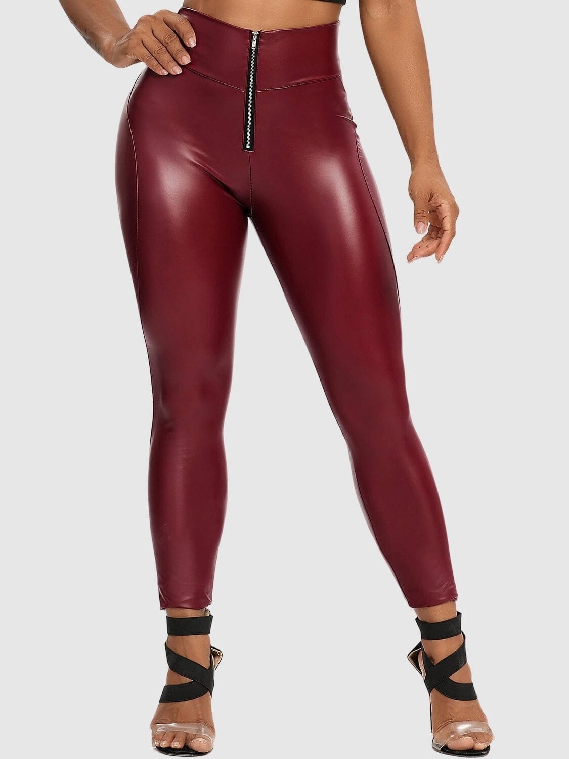 Legging Simili Cuir Taille Zippée Leggings Helanke-Srbija.com : Legging Femme | Vêtements de Sport sa Bordeaux 