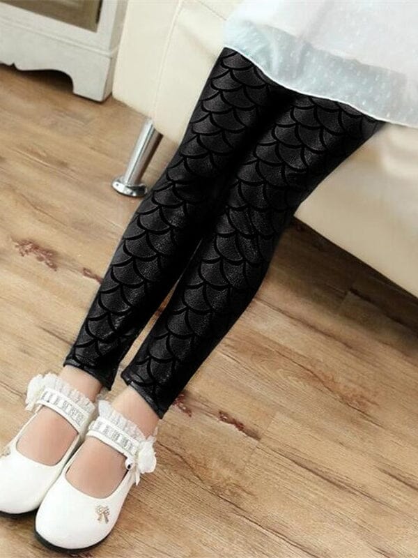 Legging Sirène Fille Leggings Helanke-Srbija.com 2 Ans Noir 