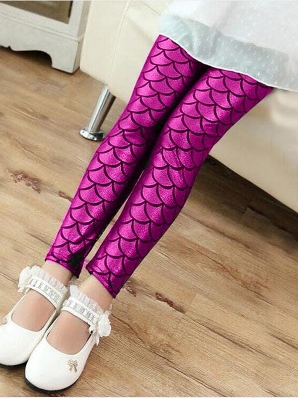 Legging Sirène Fille Leggings Helanke-Srbija.com 2 Ans Rose 