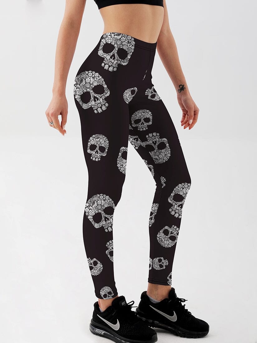 Legging Skull Têtes de Mort Leggings Helanke-Srbija.com sa 