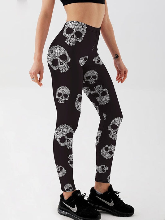 Legging Skull Têtes de Mort Leggings Helanke-Srbija.com sa 
