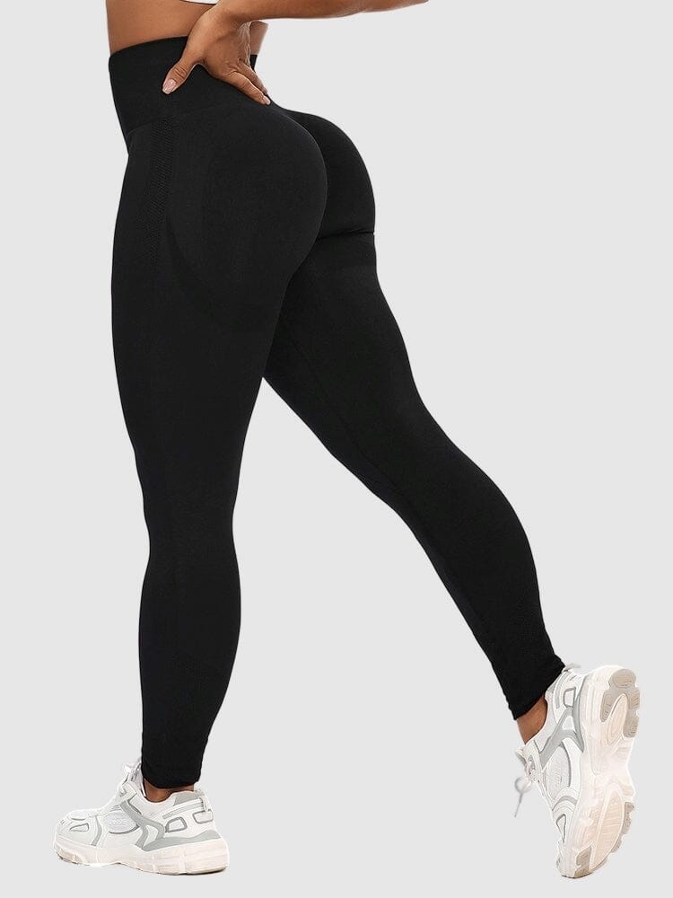 Legging Sport Amincissant Push Up (Sans Couture) - Edition Limitée Leggings Helanke-Srbija.com XS Noir 
