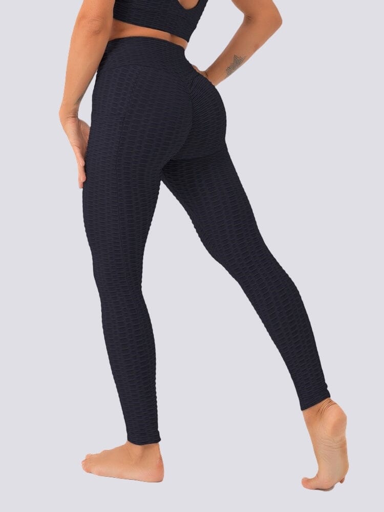 Legging Sport Anti Cellulite Push Up Poches Leggings Ultime-Legging sa Noir 