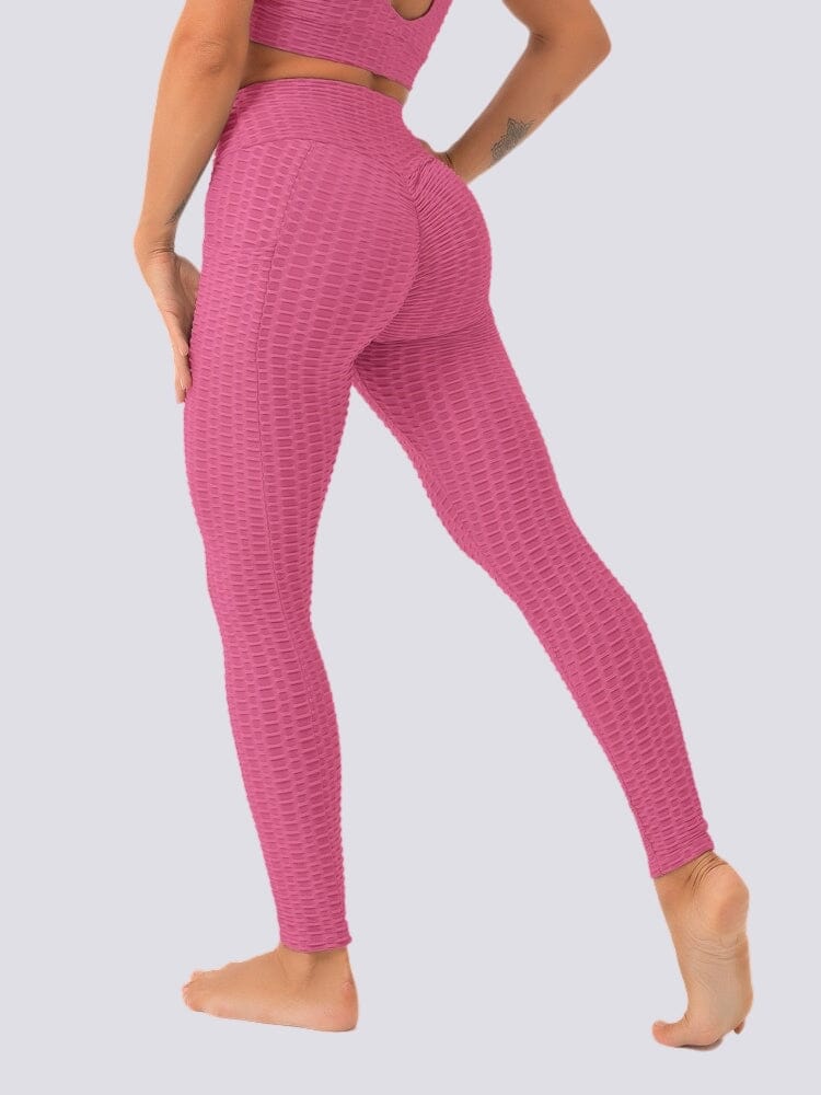 Legging Sport Anti Cellulite Push Up Poches Leggings Ultime-Legging sa Rose 