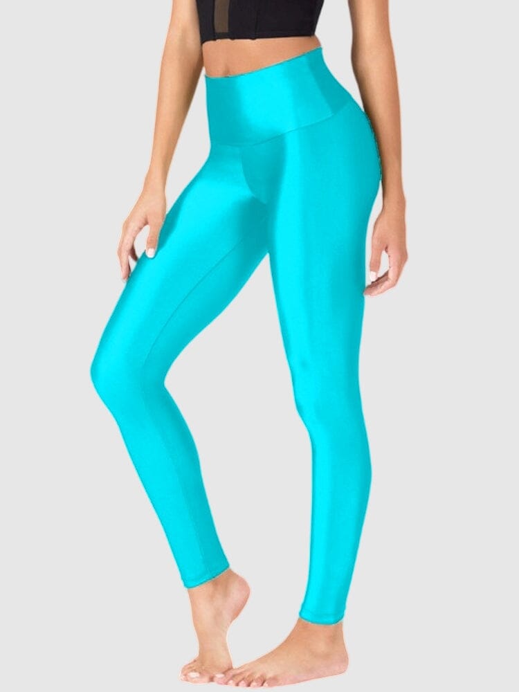 Legging Sport Brillant Leggings Helanke-Srbija.com XS Bleu ciel 