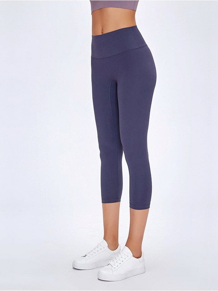 Legging Sport Capri Taille Haute Leggings Helanke-Srbija.com XS Bleu 