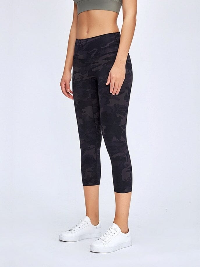 Legging Sport Capri Taille Haute Leggings Helanke-Srbija.com XS Camouflage 